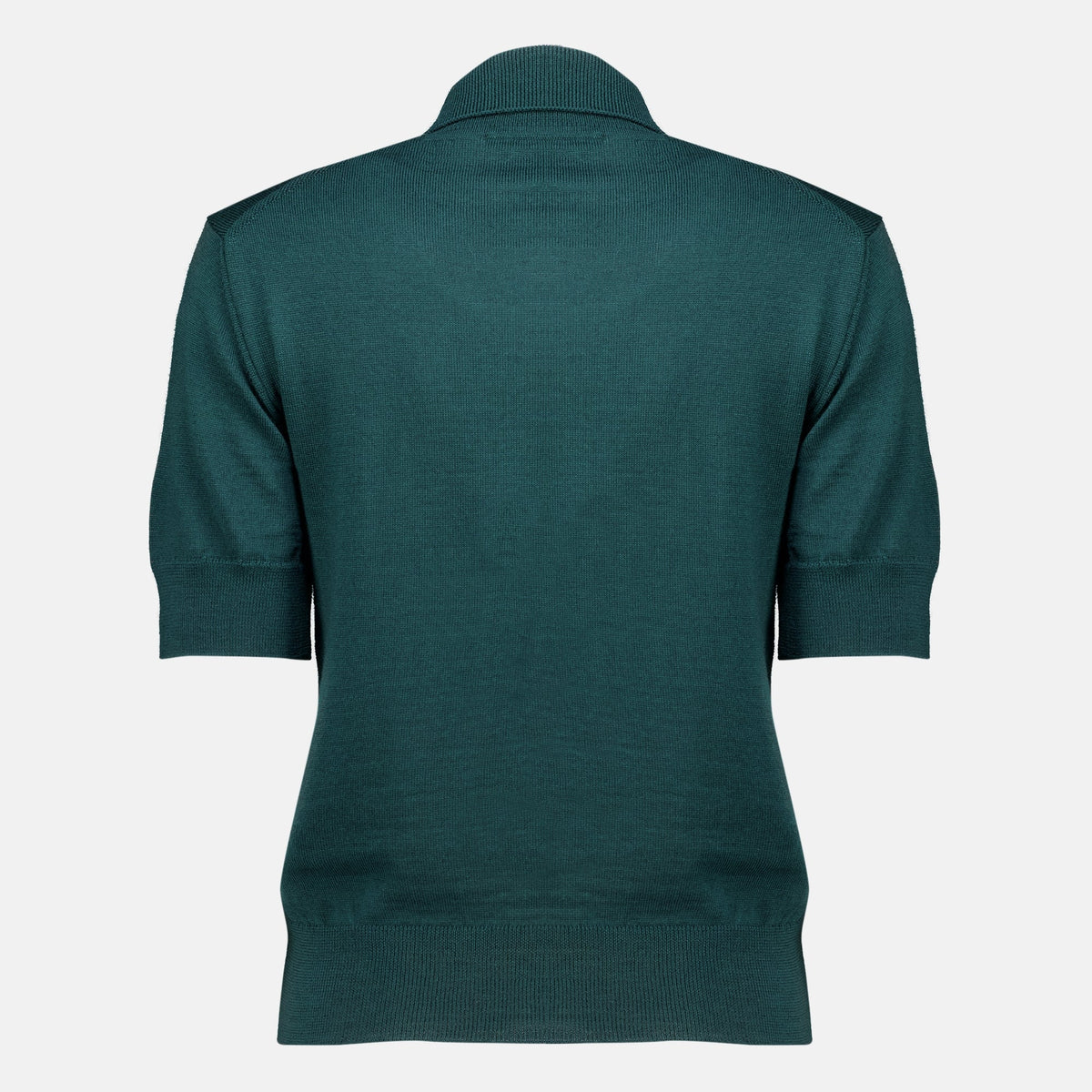 Grünes Wollpolo de Cœur