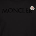 Bilde av Moncler svart logo-T-skjorte for menn - sesong høst-vinter 2025 - Produkt detaljvisning 1