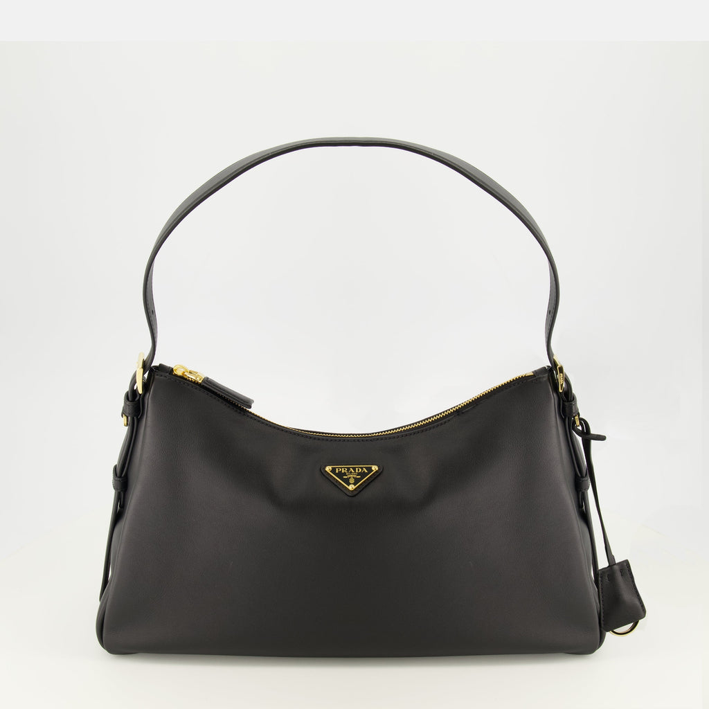 Image du sac en cuir Aimée de Prada pour femmes - Saison Printemps-Été 2026 - Vue de face