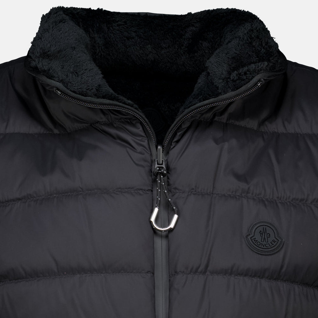 Gilet imbottito reversibile in teddy