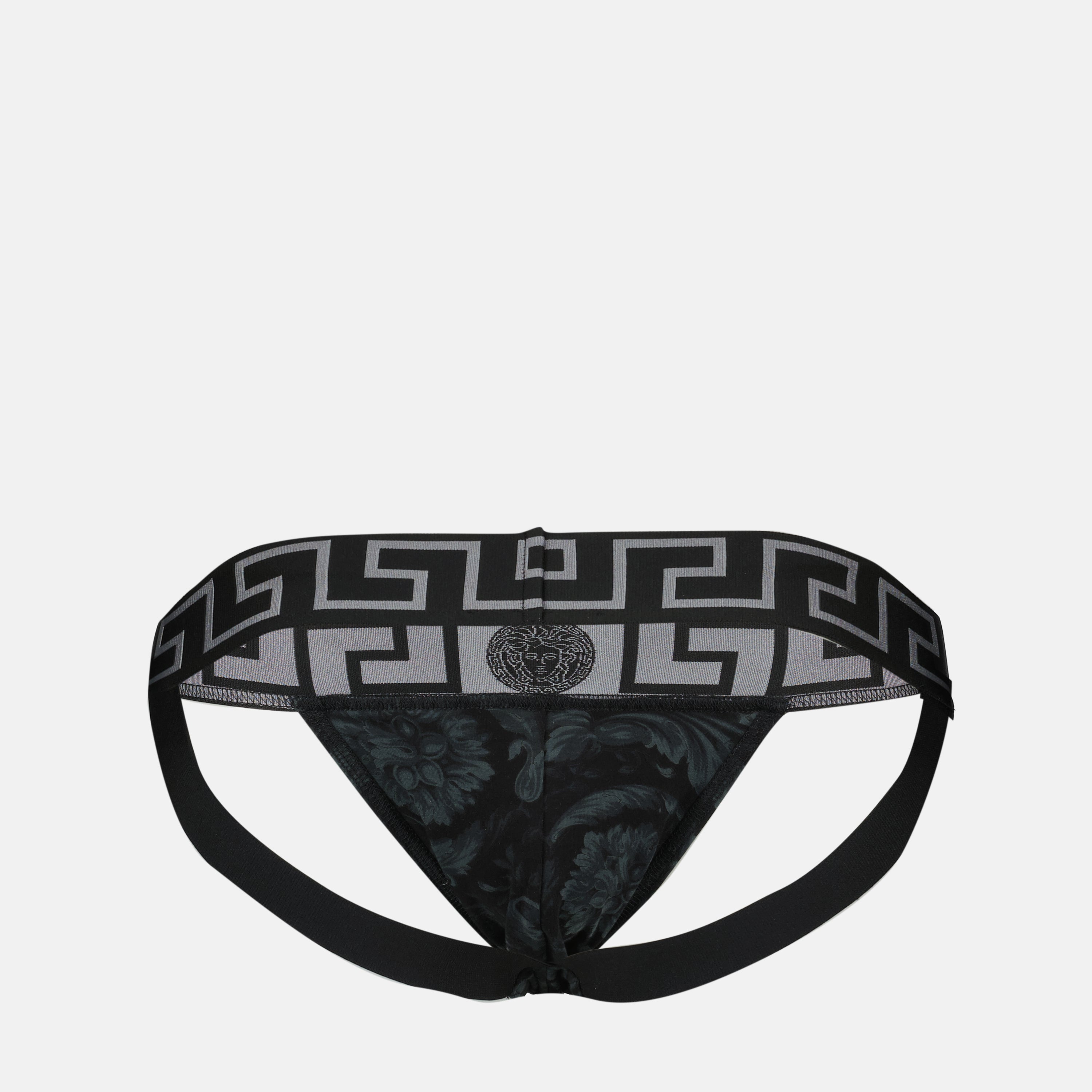 Barocco suspensoir, Versace suspensoir, men's underwear, premium suspensoir, designer men's underwear
