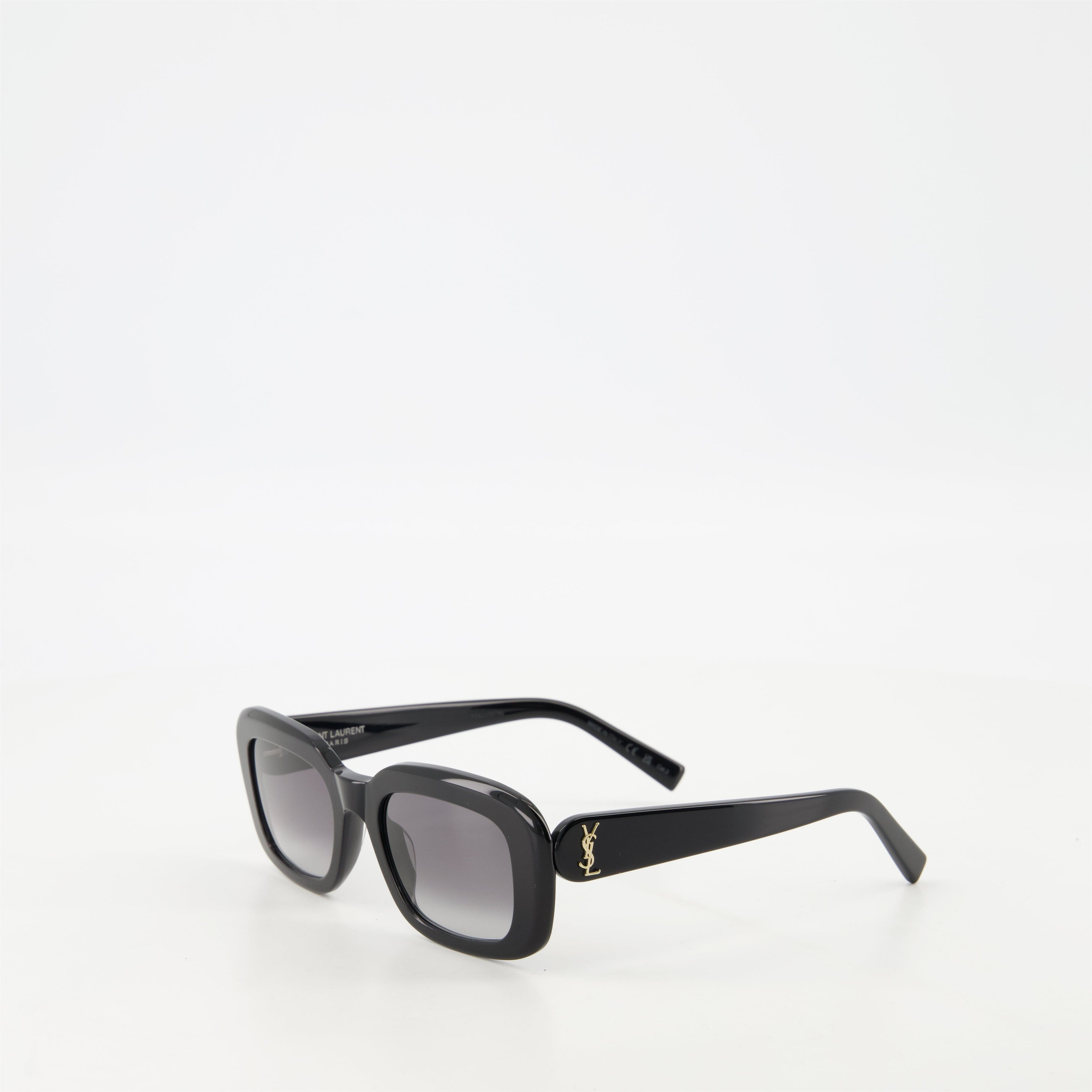 SL M130 sunglasses, black sunglasses, acetate frame eyewear, unisex sunglasses, Saint Laurent accessories