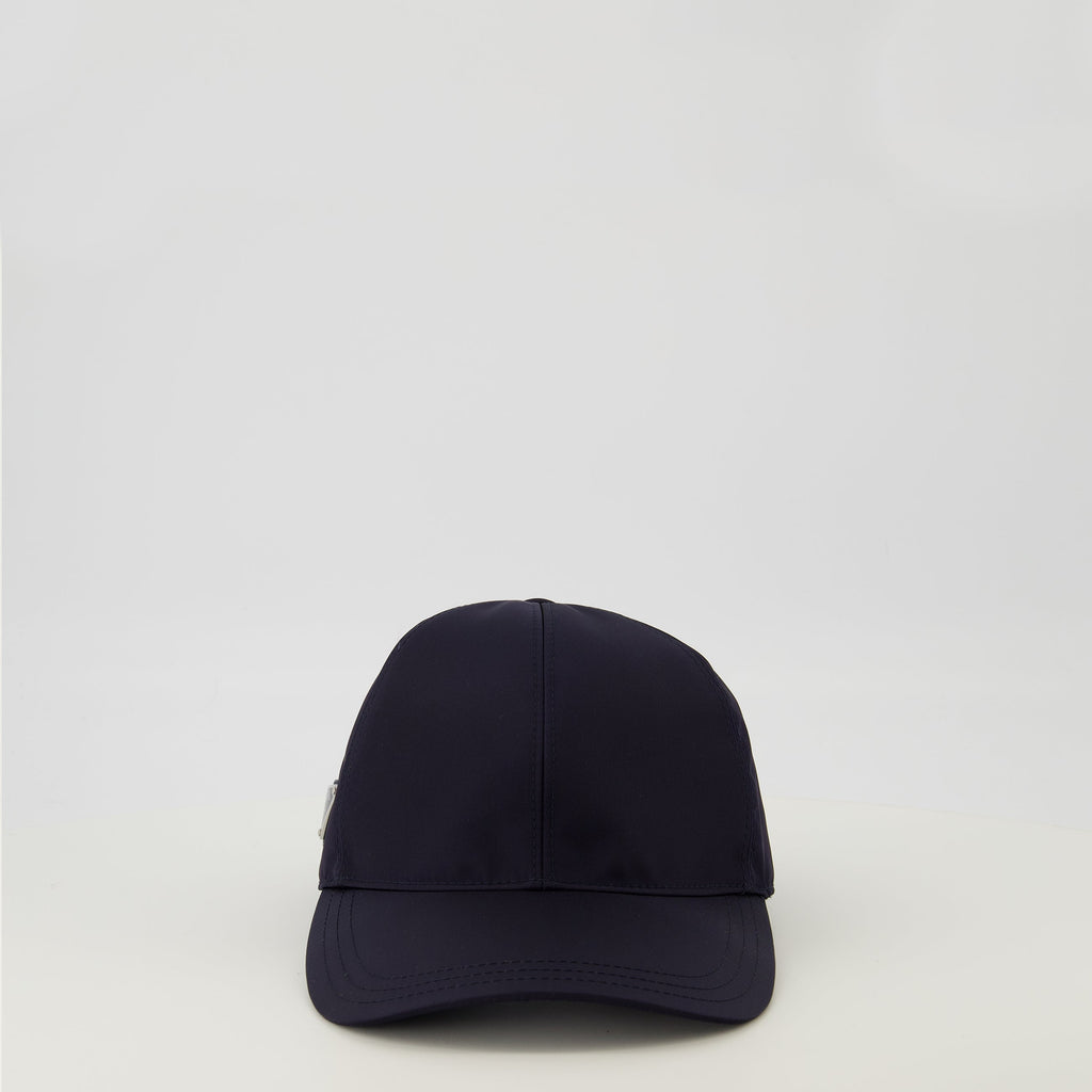 Image of Marine Nylon Cap by Prada for Men - Season Spring-Summer 2026 - Front View