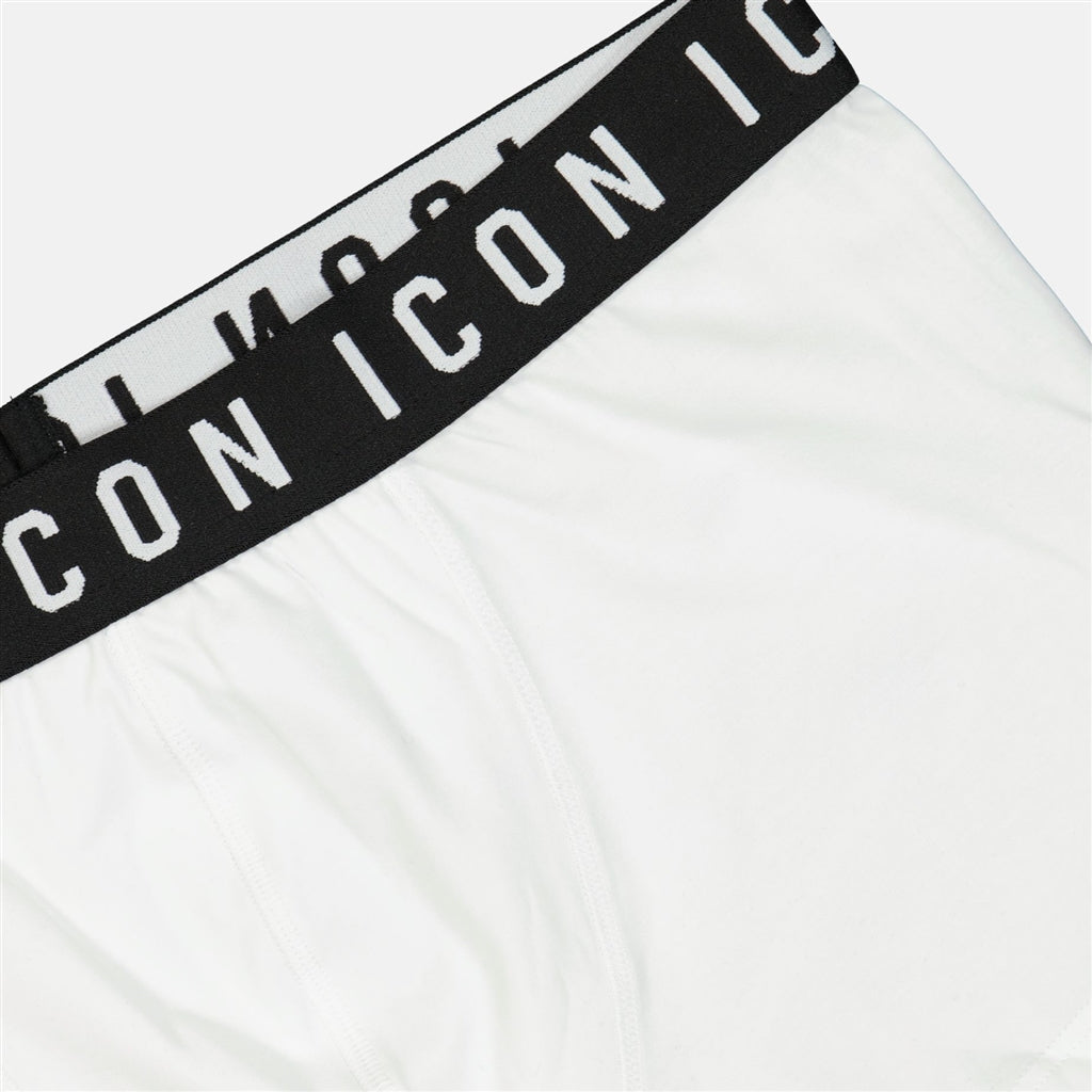 Dsquared2, Icon Boxer, white, men's underwear, fall-winter 2022