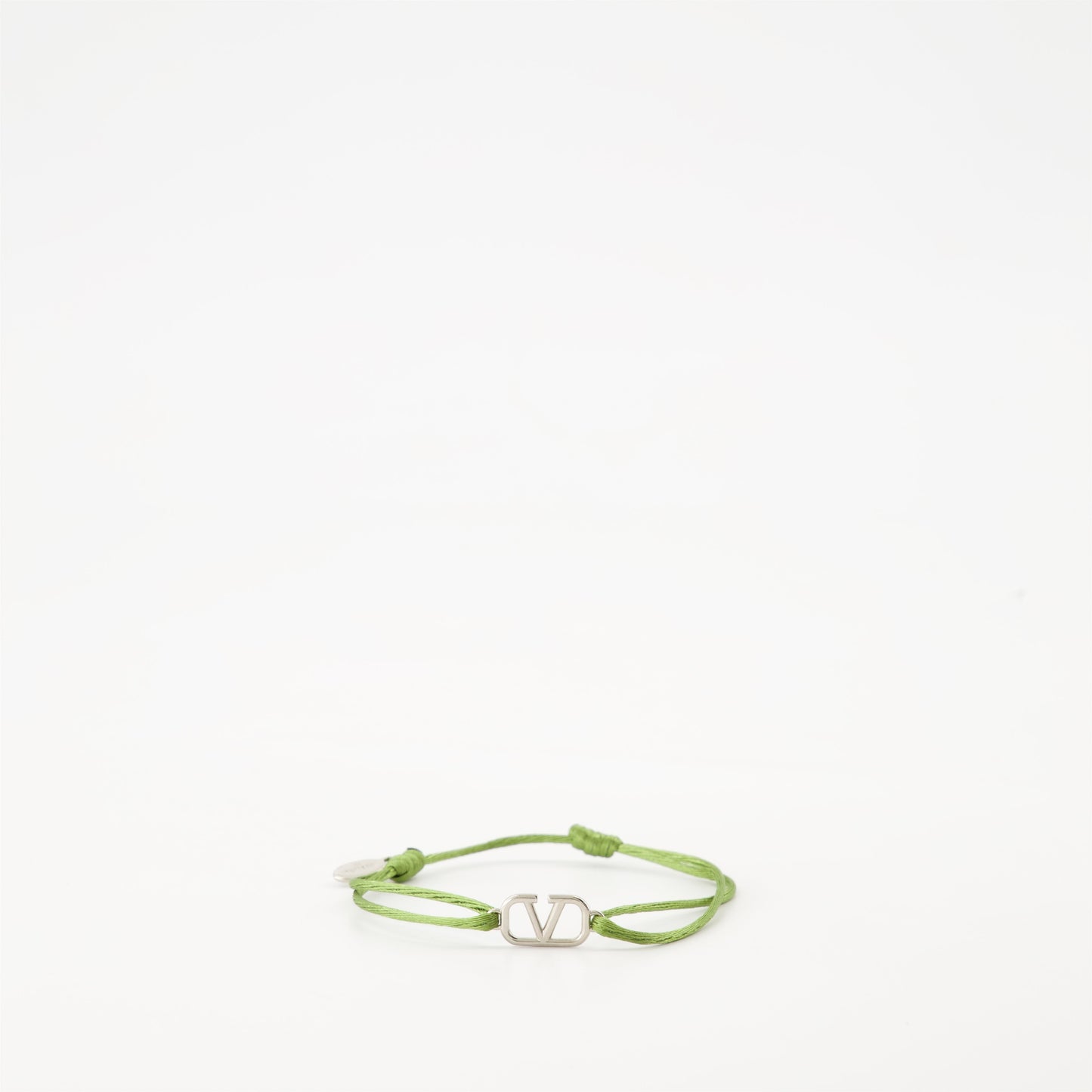 Valentino Garavani, Green Cord Bracelet, Luxury Accessories, Vlogo Bracelet, Autumn-Winter Collection