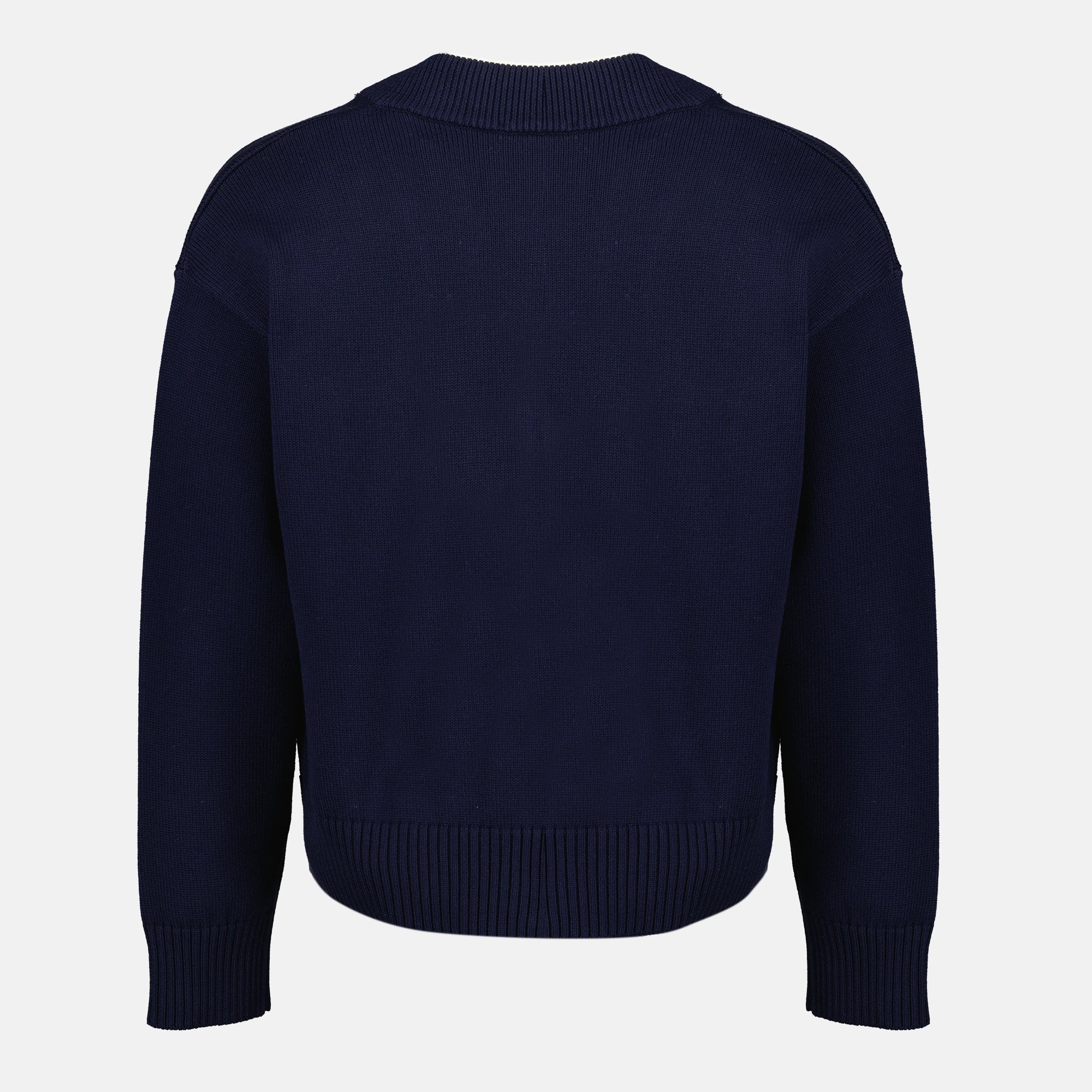 Navy Ami de Coeur Cardigan - ami - Ami PARIS - Women | WE IN STYLE