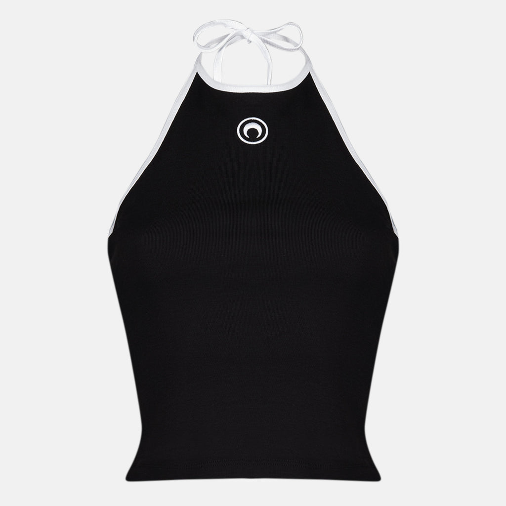 Top Dos Nu en Jersey Noir