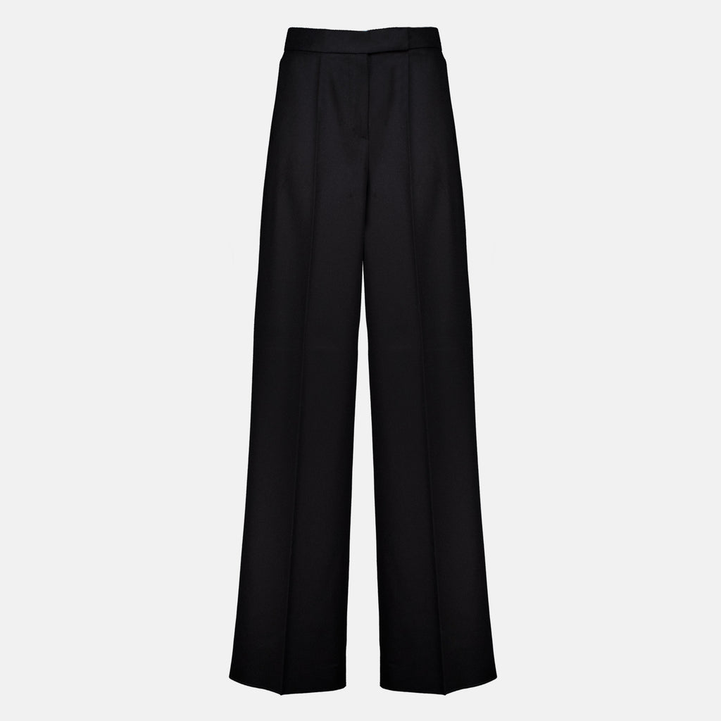 Pantalones Negros de Pierna Ancha
