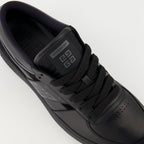 Image des baskets G Move en noir par Givenchy pour hommes - Saison Printemps-Été 2025 - Vue détaillée du dessus