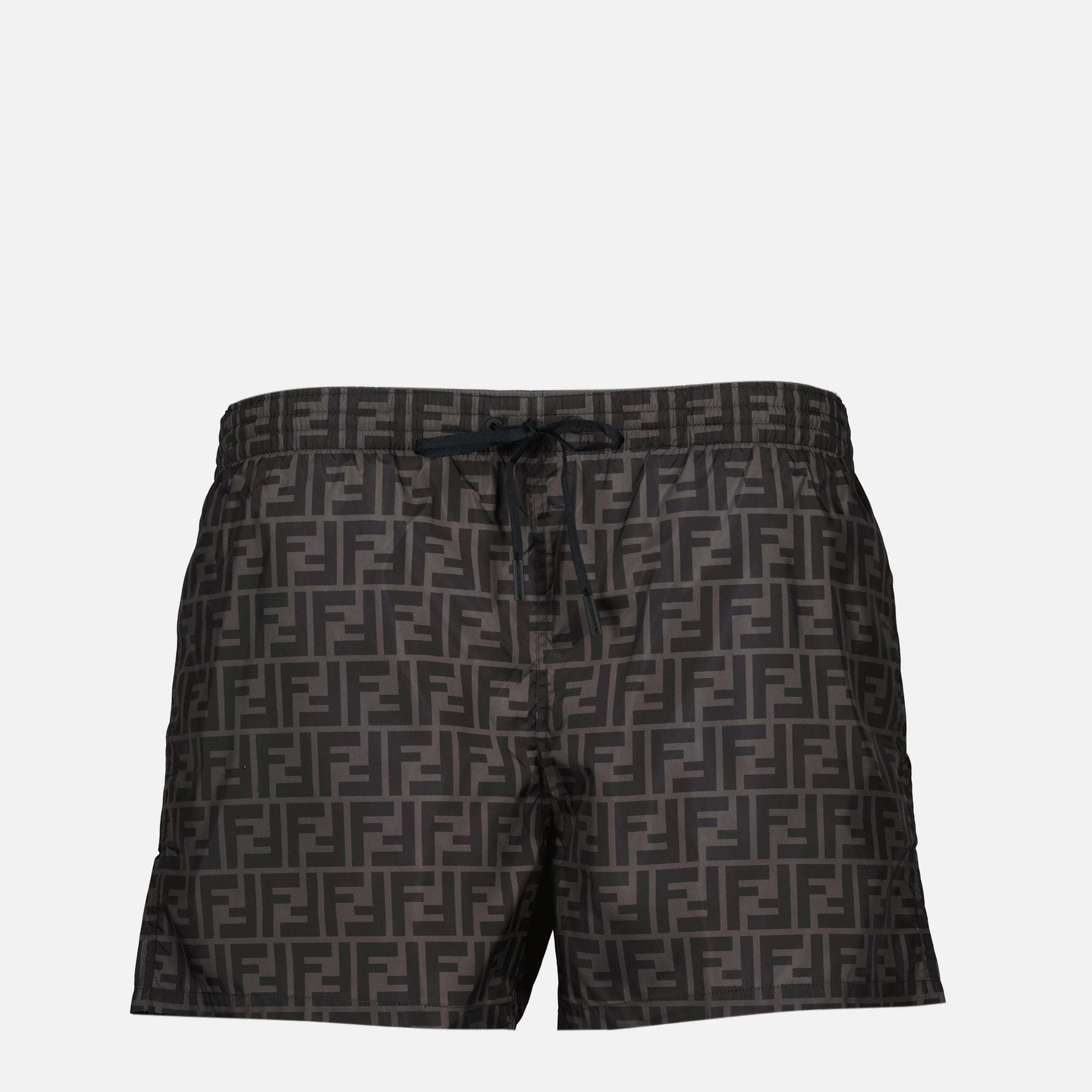 Bilde av Fendi FF grå svømmetruser for menn - Sesong vår-sommer 2026 - Foran visning