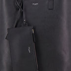 leather tote bag, grained leather, functional accessory, designer bag, stylish tote