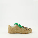 Image of New Balance x Miu Miu 530 SL Sneakers by Miu Miu for Women - Season Spring-Summer 2026 - Right Side View