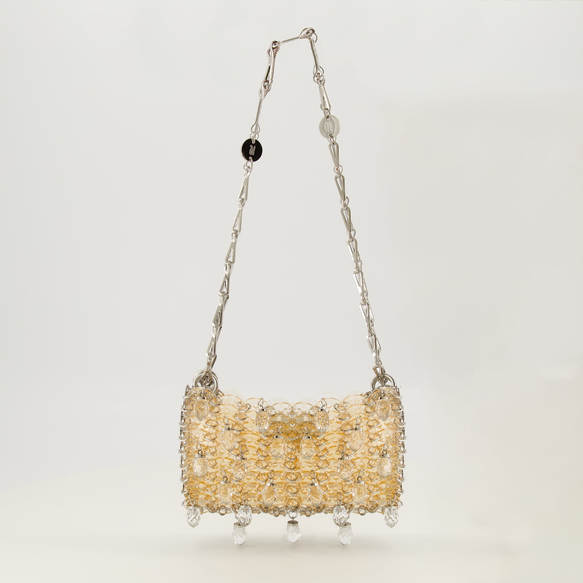 1969 Nano Bag with Golden Crystals - Rabanne - Women | WE IN STYLE