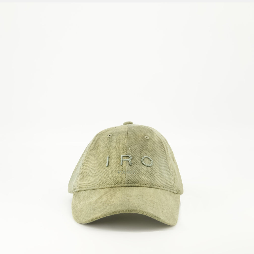 Iro Kaki Cap, Adjustable Logo Cap, Cotton Cap, Spring-Summer 2025 Accessories, Embroidered Cap