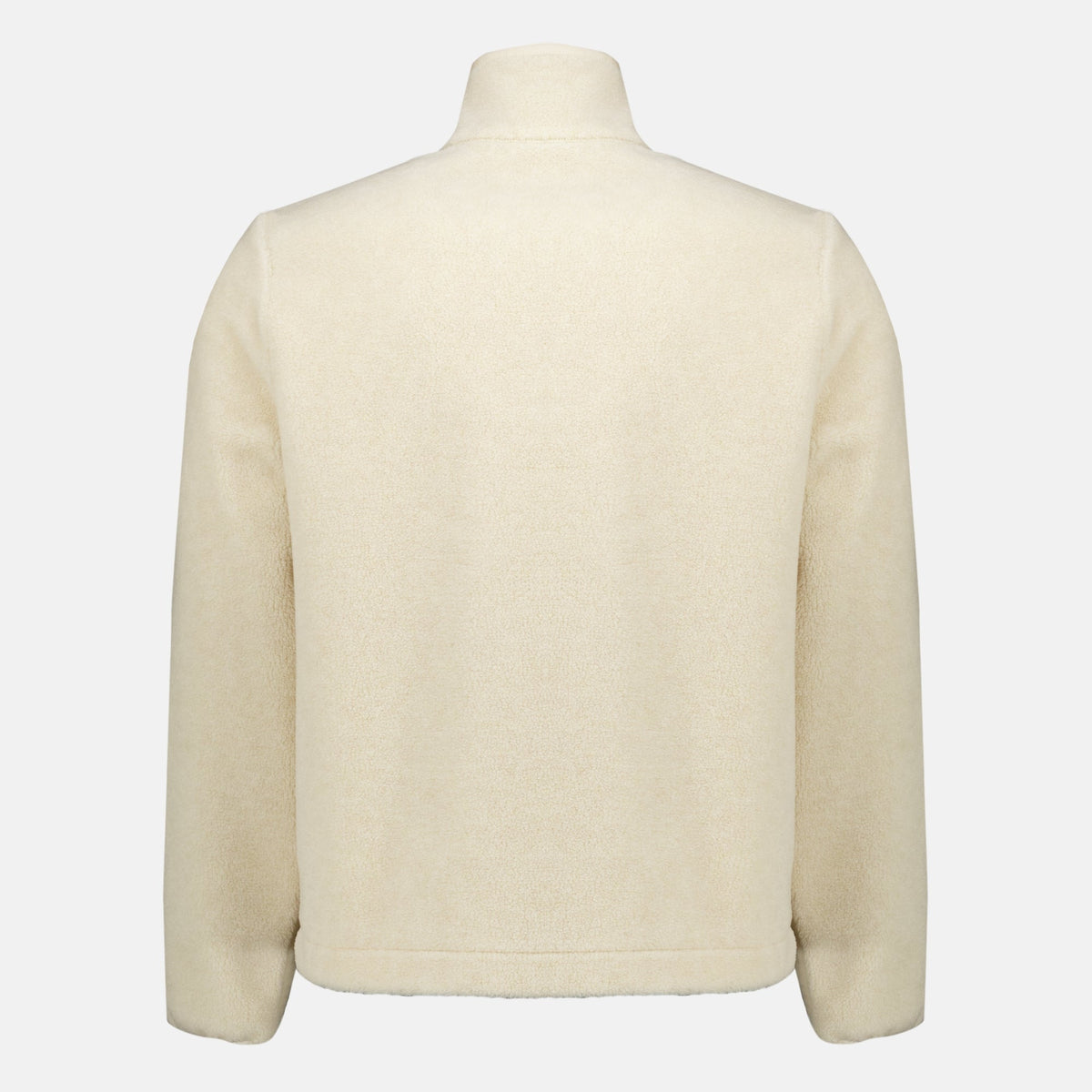 Chaqueta beige con cremallera