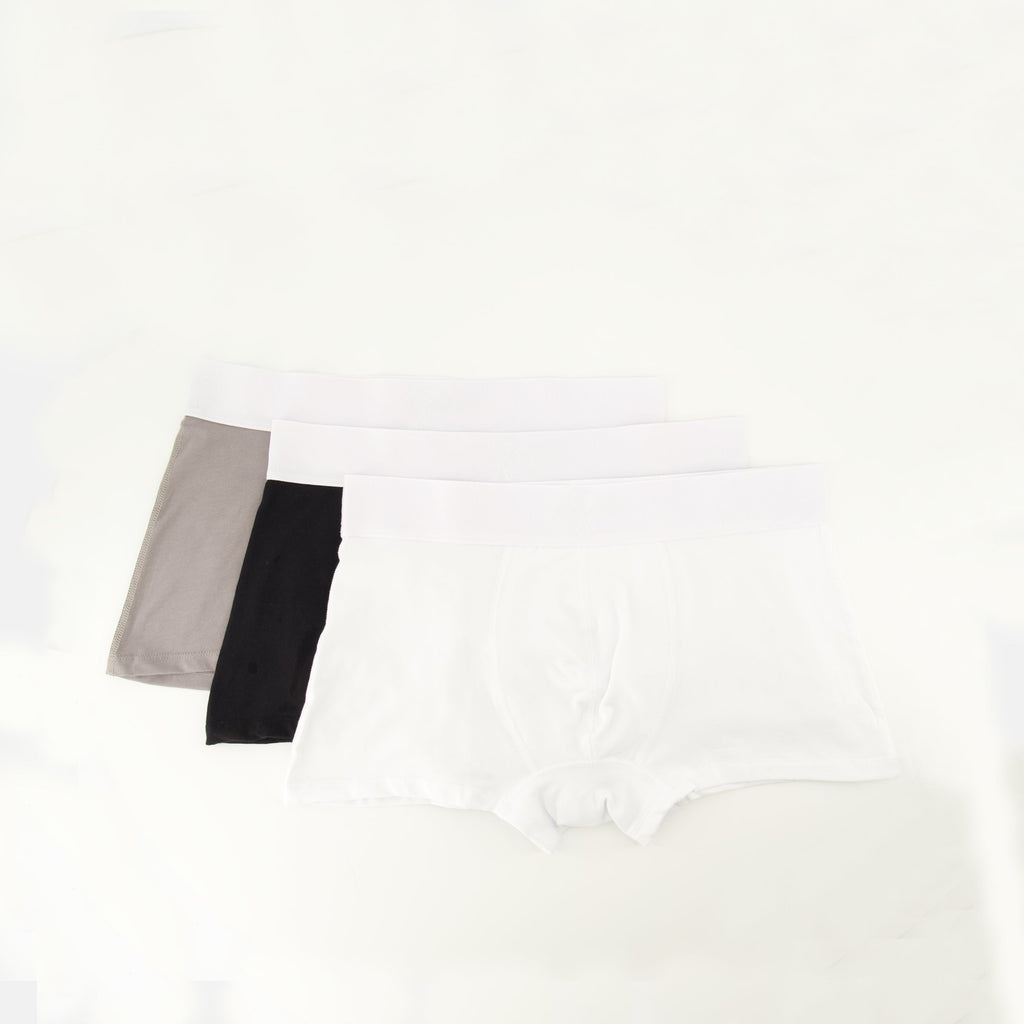Lot de 3 caleçons boxers en coton