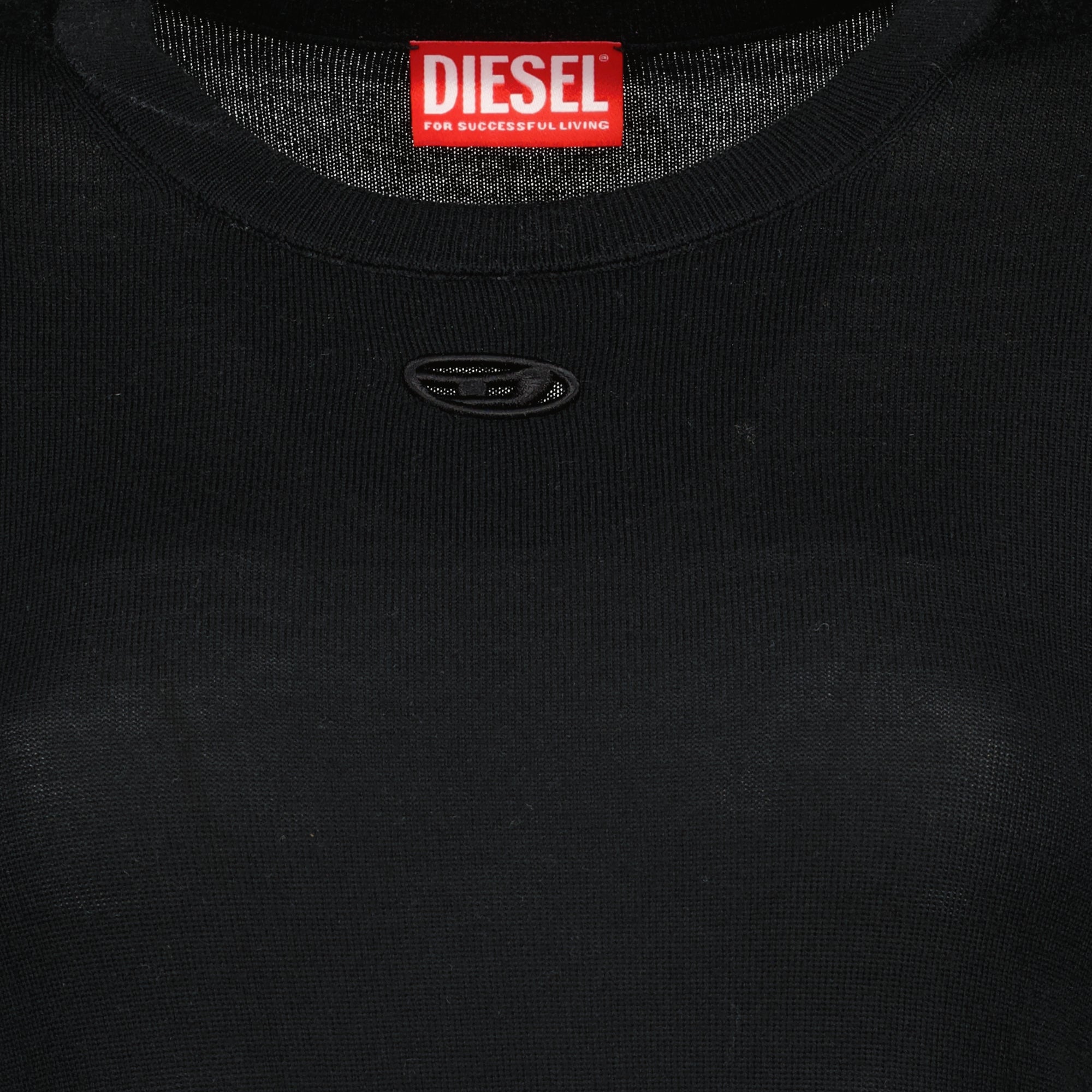 Image of M-Alinesa Black Sweater by Diesel for Women - Season Spring-Summer 2026 - Detail View 1