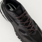 Diesel sneakers, S-Serendipity Pro-X1, black mesh sneakers, PU detailed sneakers, luxury men's footwear