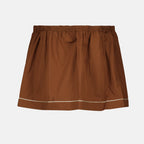 Image of Brown Mini Skirt by Prada for Women - Season Autumn-Winter 2025 - Back View