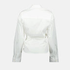 V-Delphi blouse, Diesel blouse, women's fashion, poplin top, elegant blouse