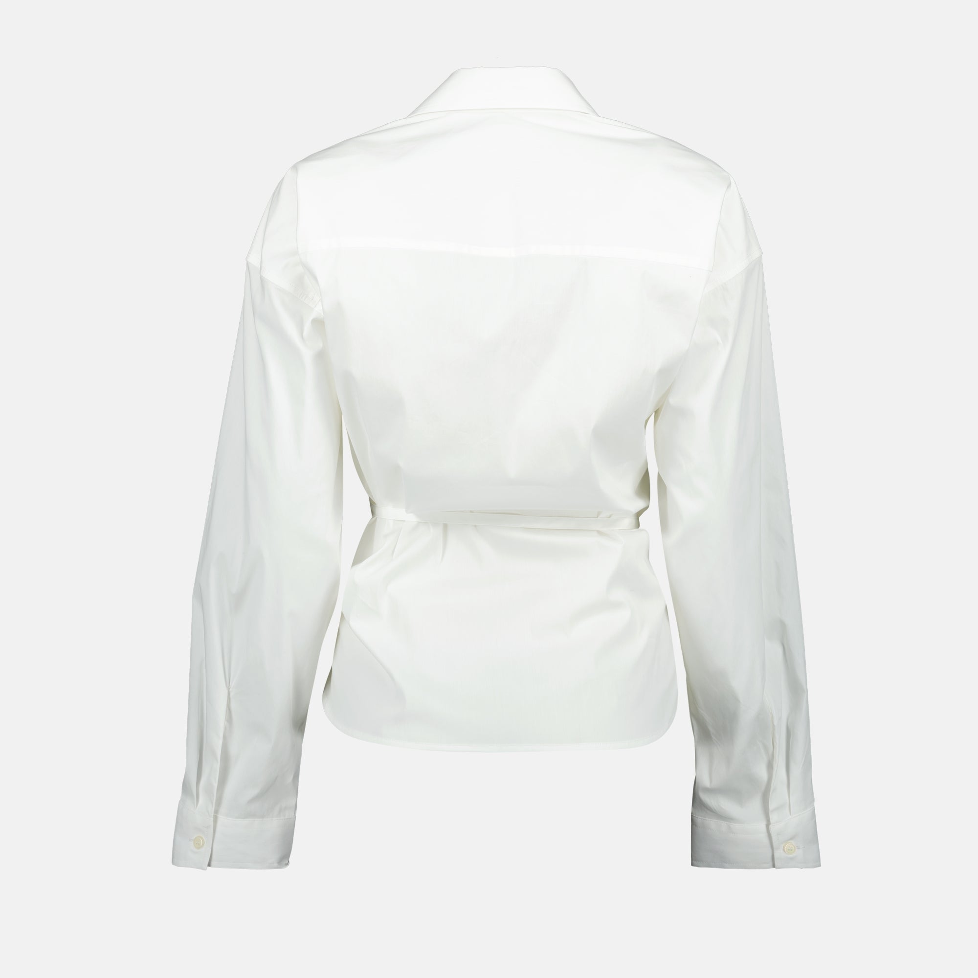 V-Delphi blouse, Diesel blouse, women's fashion, poplin top, elegant blouse