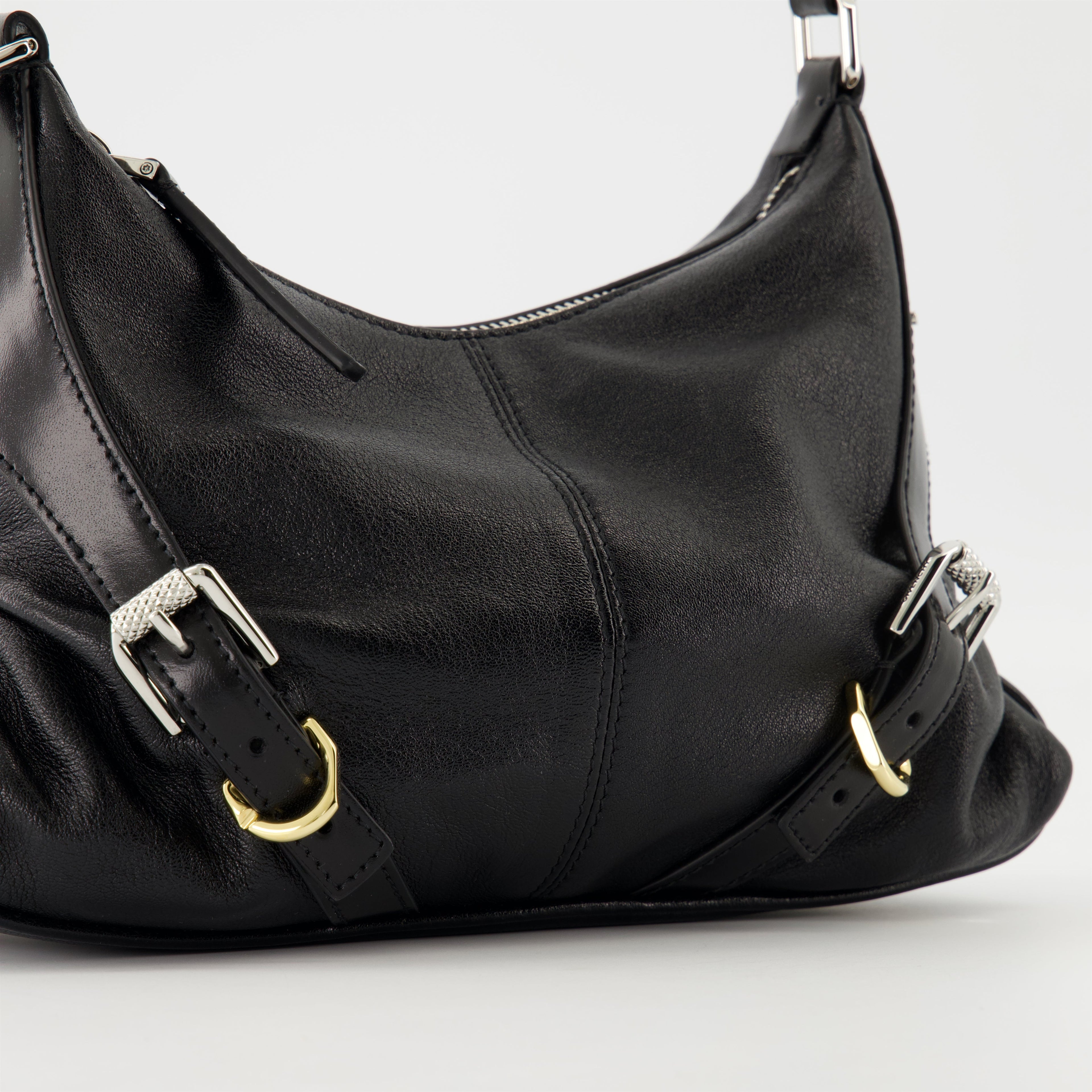 Sac Voyou Nano, Givenchy bag, black leather handbag, luxury accessories, modern design