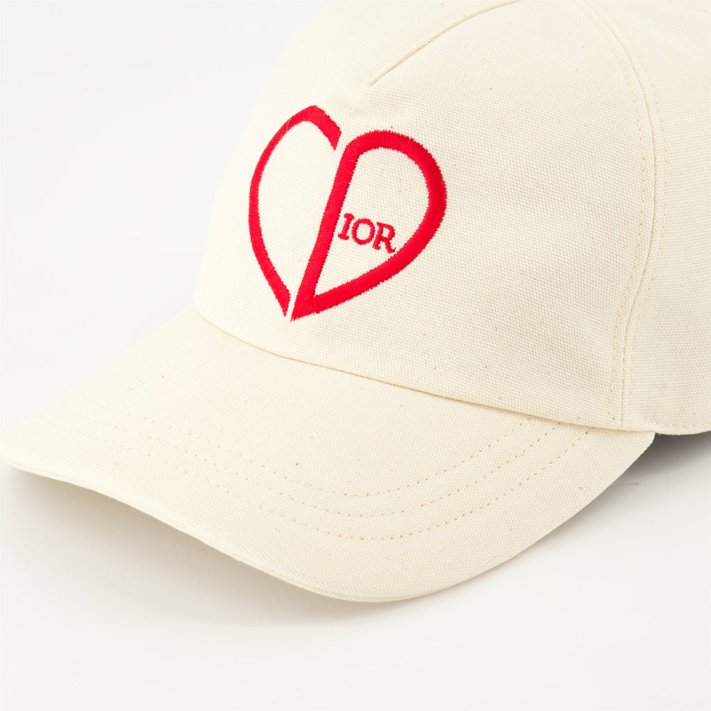 Dior cap, beige cotton cap, luxury accessories, designer caps, Autumn-Winter 2024