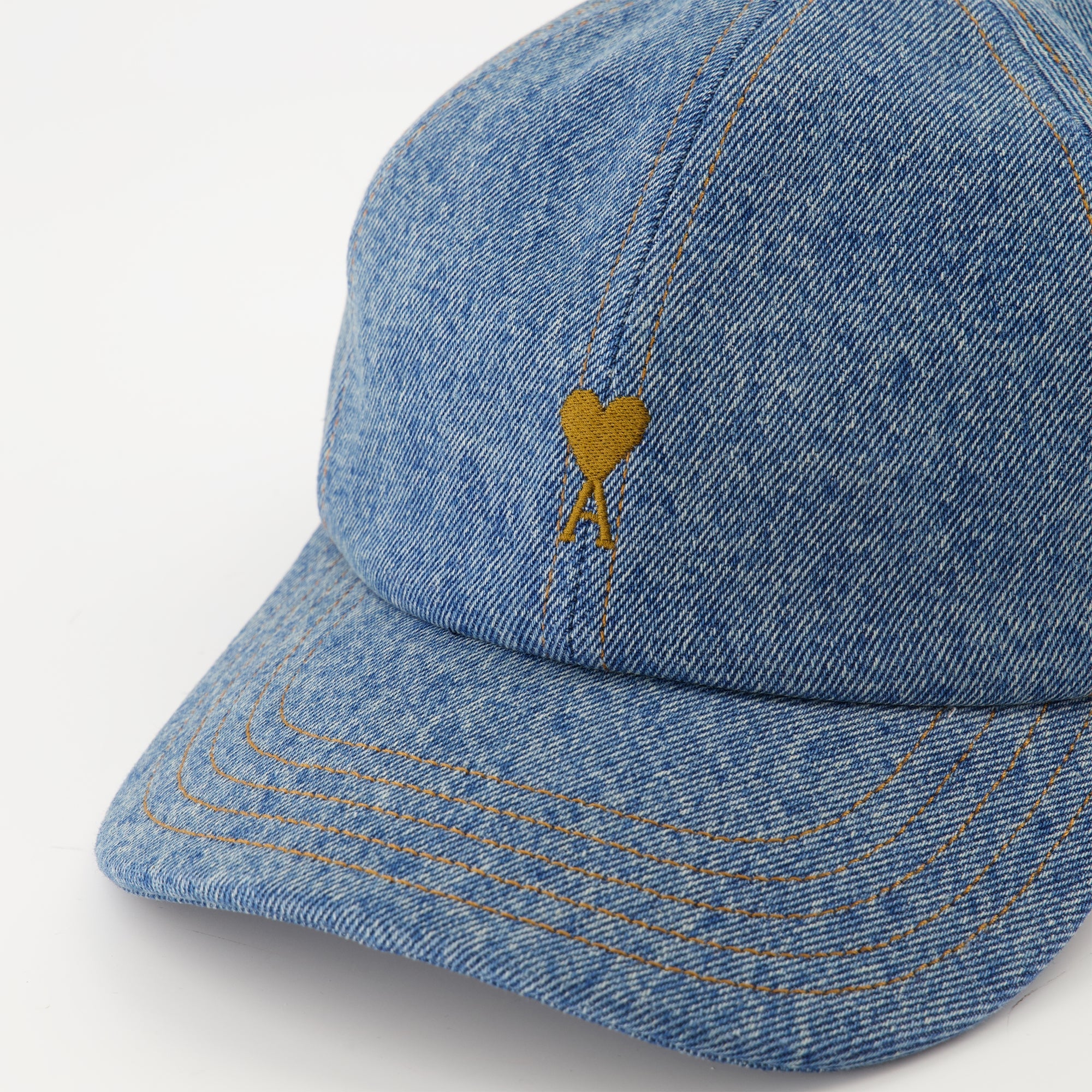 denim cap, Ami de Coeur, unisex accessories, adjustable cap, cotton cap