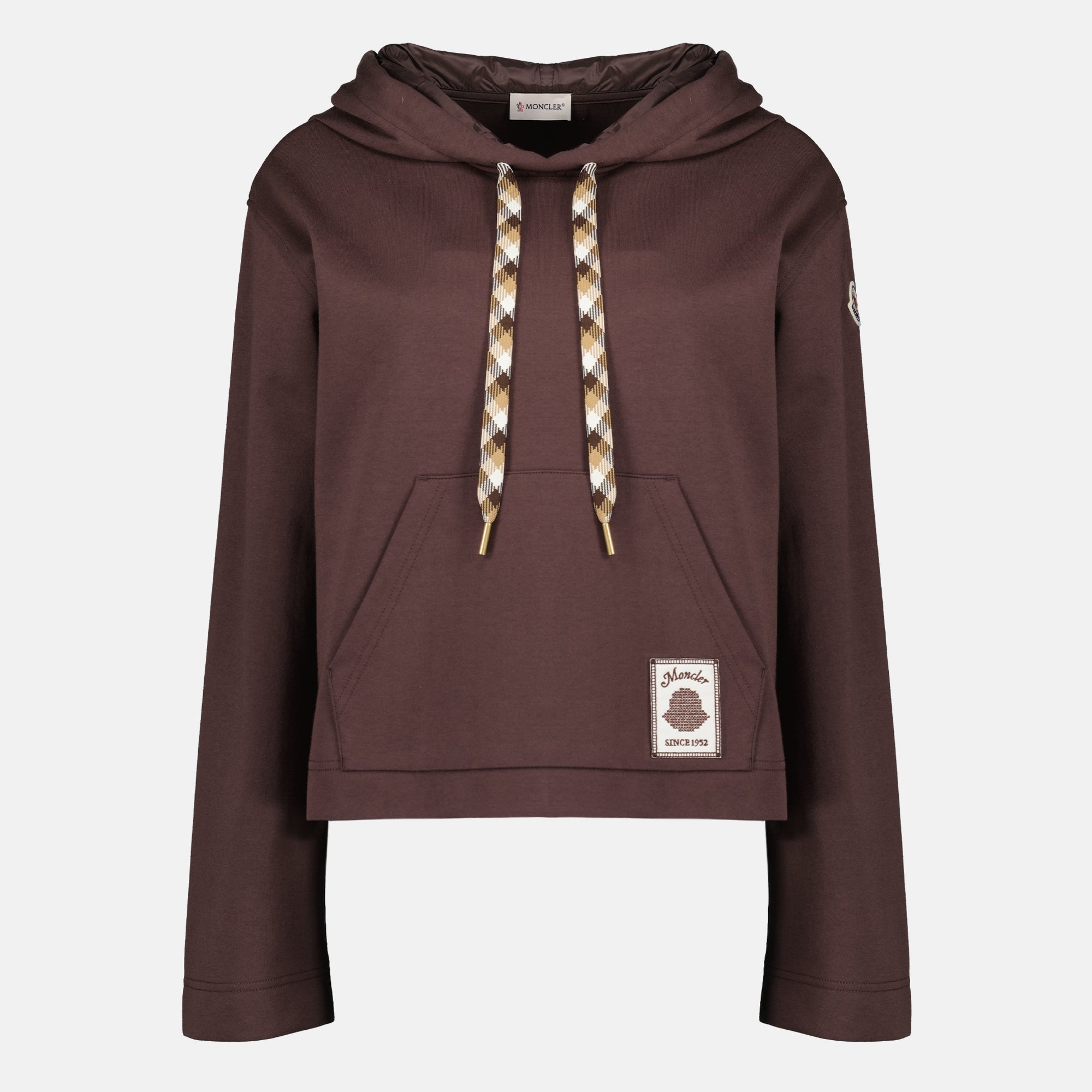 Brown Moncler Hoodie - Women | WE IN STYLE