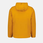 Image of Reversible Beige-Orange Puffer Jacket by K-Way for Men - Season Autumn-Winter 2024 - Detail View 5