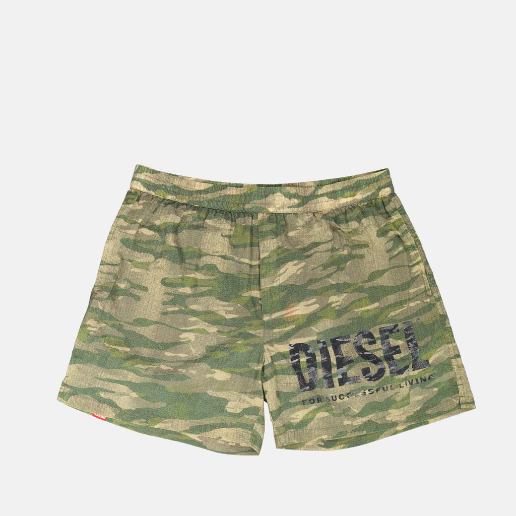 Camouflage Print Swim Shorts