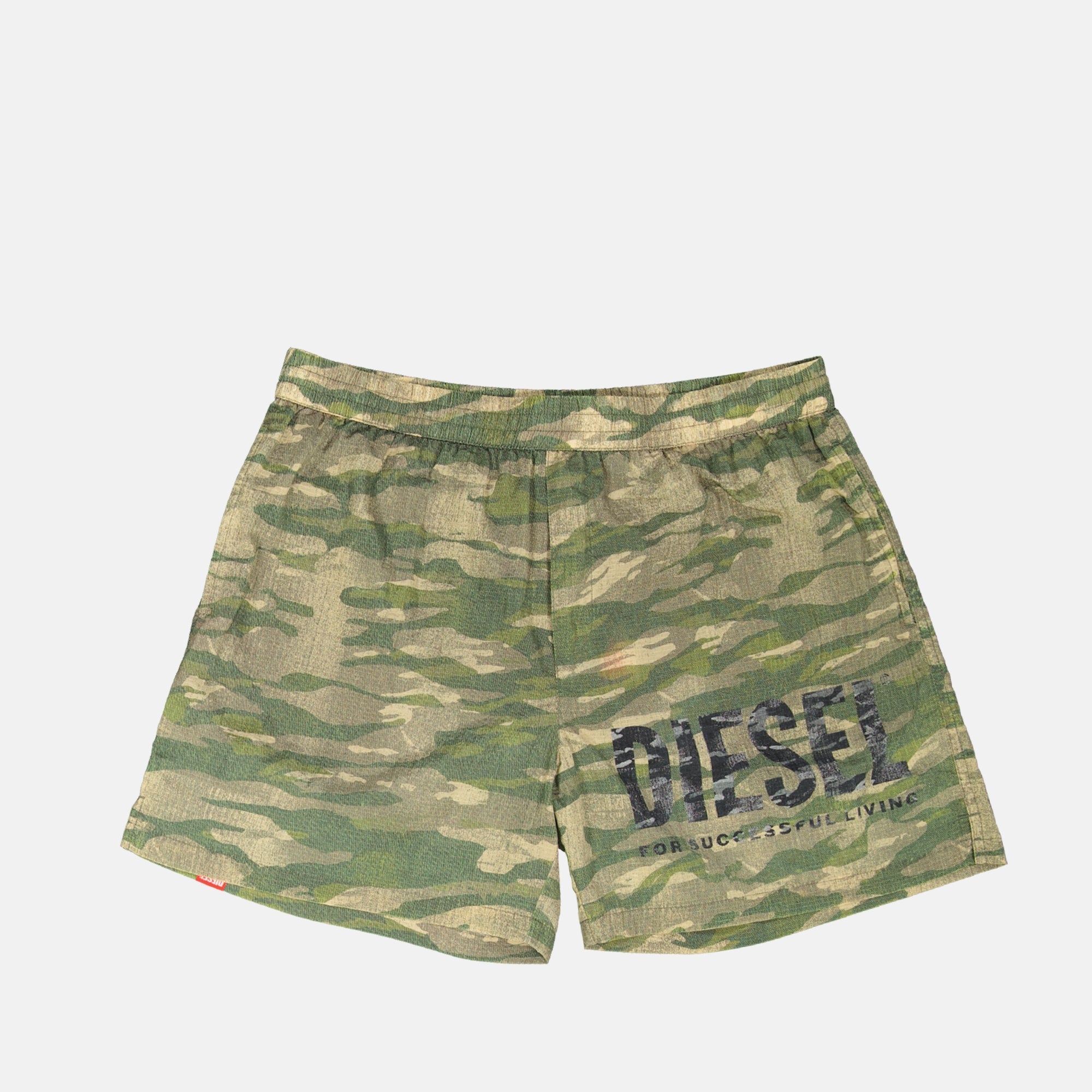 Camouflage Print Swim Shorts