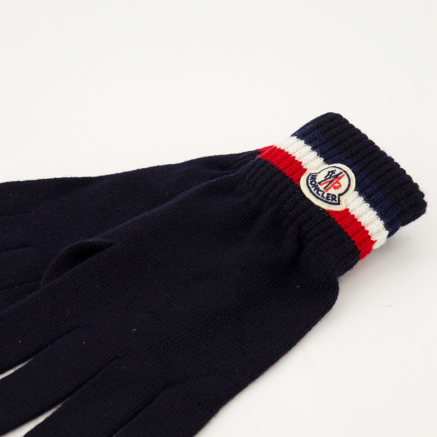 woolen gloves, navy blue gloves, Autumn-Winter collection, premium quality wool, luxury accessory