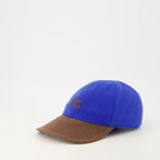 Bilde av denim-effekt caps fra Miu Miu for kvinner - Sesong vår-sommer 2026 - Bakview