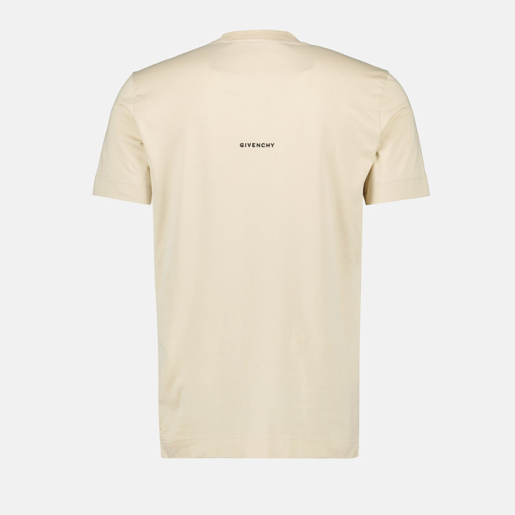 4G Embroidered Beige T-shirt