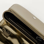 diesel bag, mirrored gold bag, luxury handbag, autumn-winter collection, adjustable strap bag