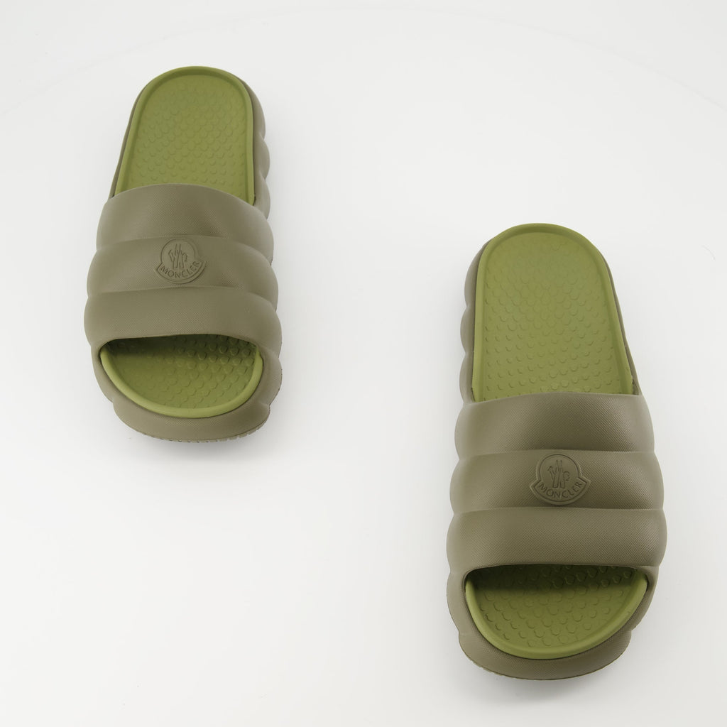 Moncler sandals, Lilo Kaki slides, comfort footwear, summer sandals, high-quality slides