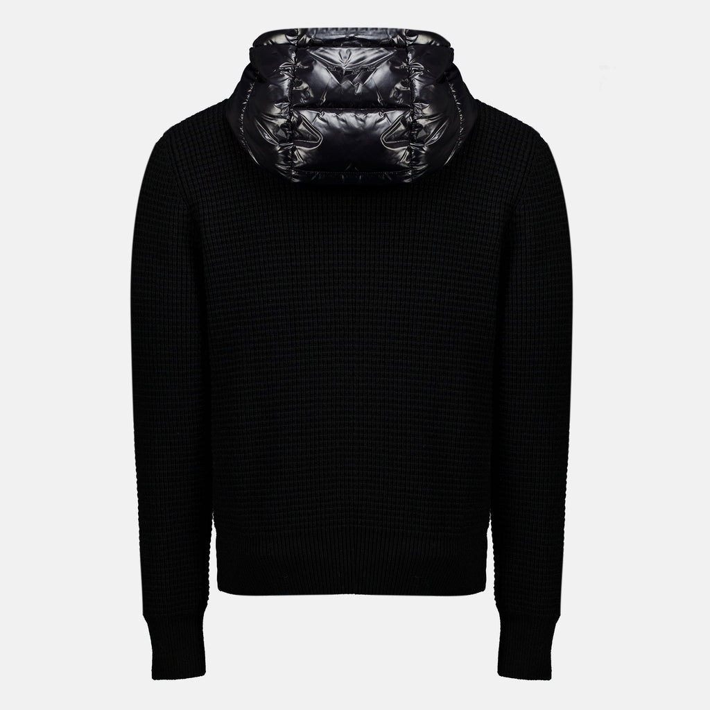 Schwarze Jacke aus Wolle und Kaschmir