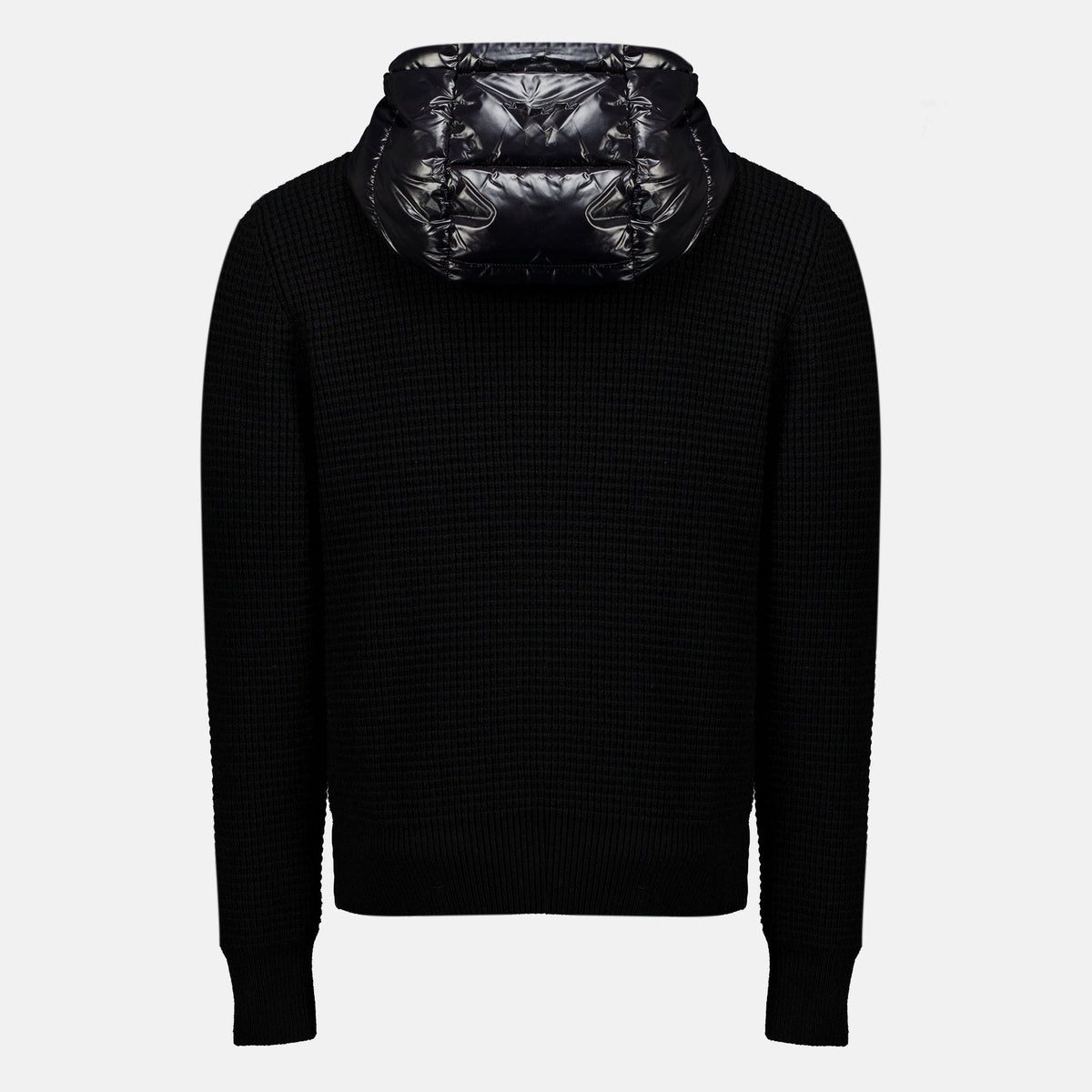 Schwarze Jacke aus Wolle und Kaschmir