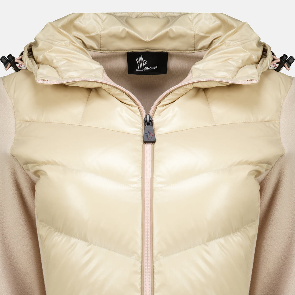 Giacca da sci imbottita beige