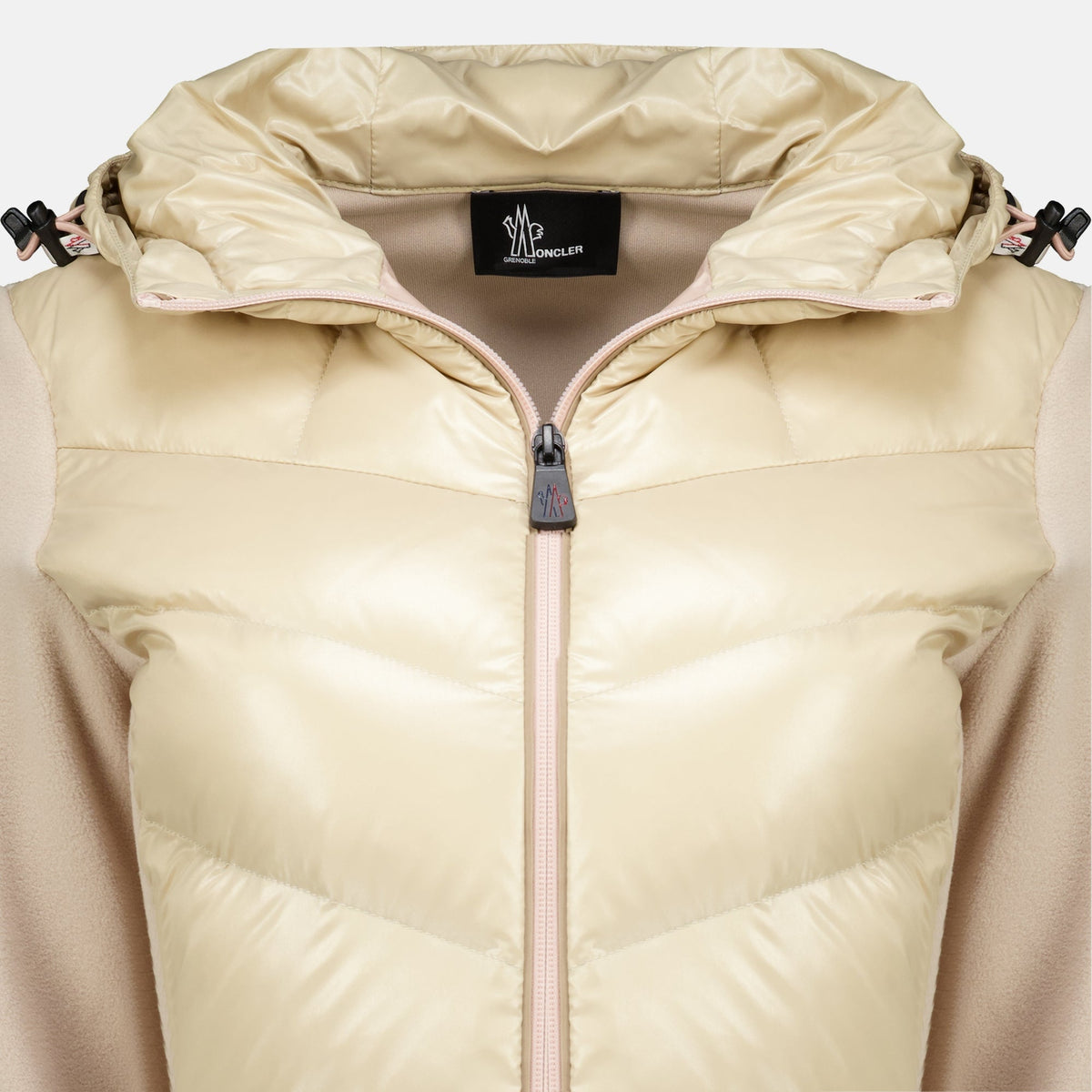 Giacca da sci imbottita beige