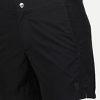 swim shorts, Alexander McQueen, black swimwear, nylon beachwear, summer fashion