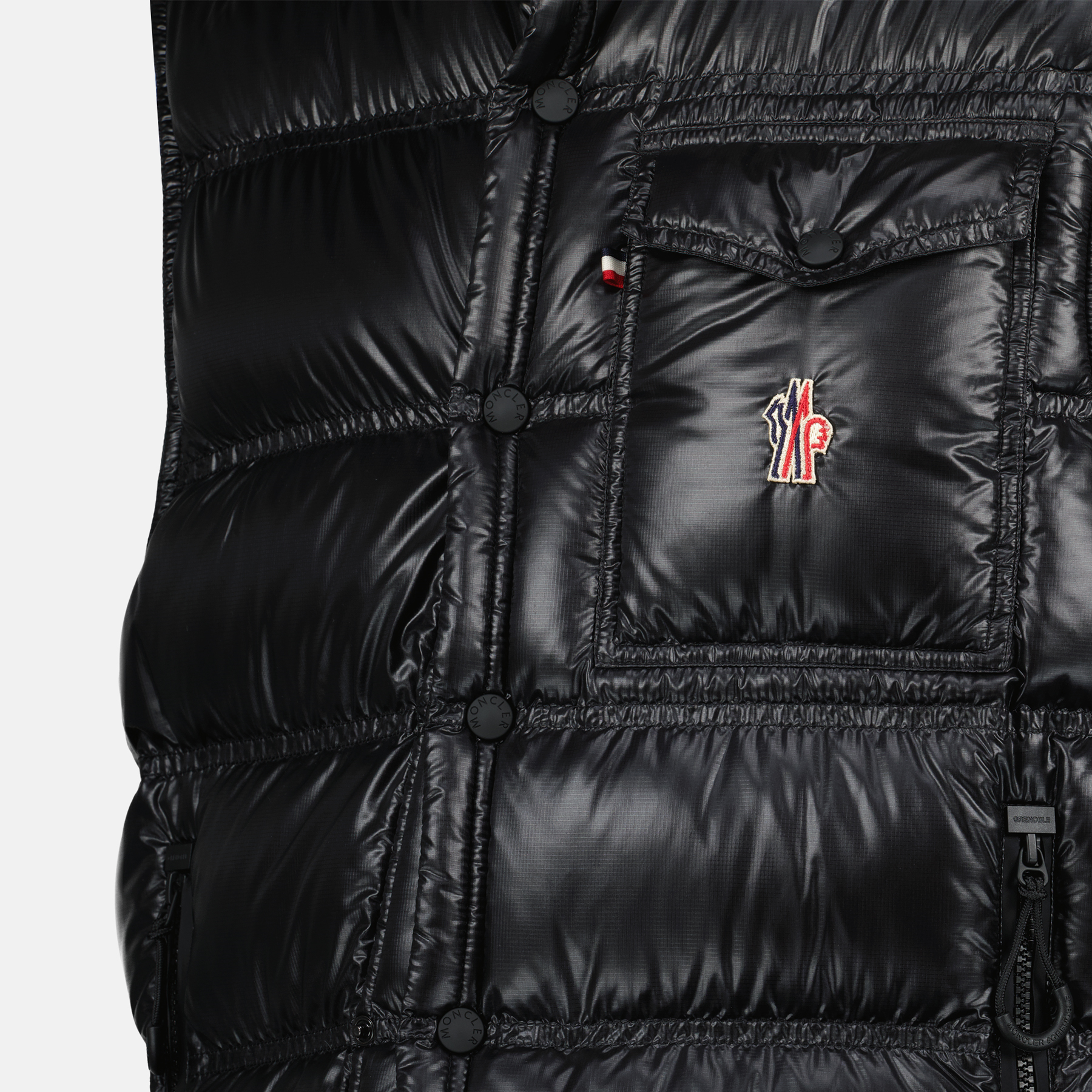 Nantu Down Vest, Moncler Grenoble, men’s vest, sleeveless jacket, down filling