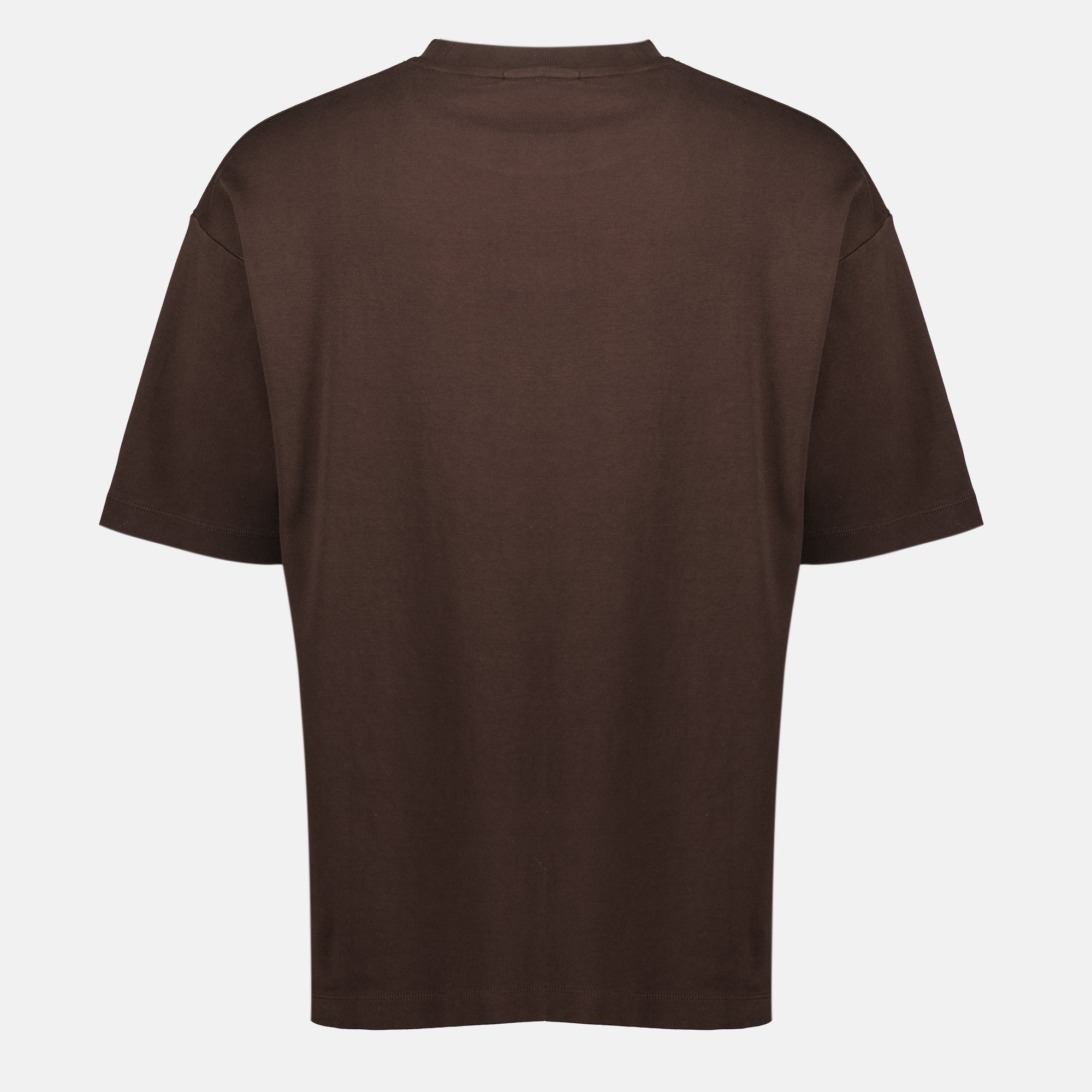 Drôle De Monsieur, Brown T-Shirt, Slogan T-Shirt, Cotton T-Shirt, Casual Wear
