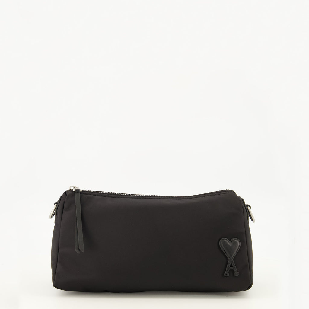 Mala de ombro Marcel em nylon preto