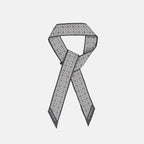 Immagine della sciarpa in seta 4G di Givenchy per donne - Stagione Primavera-Estate 2025 - Vista posteriore