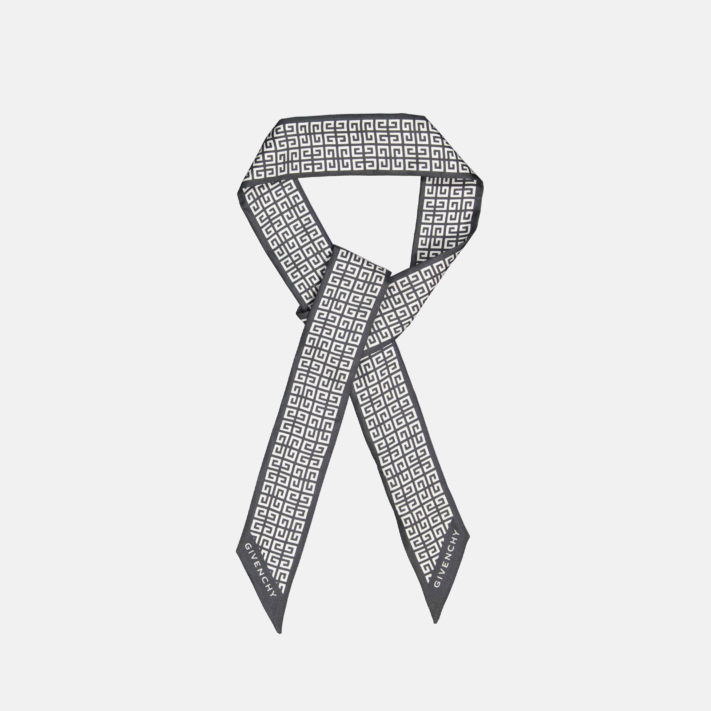 Givenchy scarf, silk scarf, 4G motif, designer accessory, fashion accessory