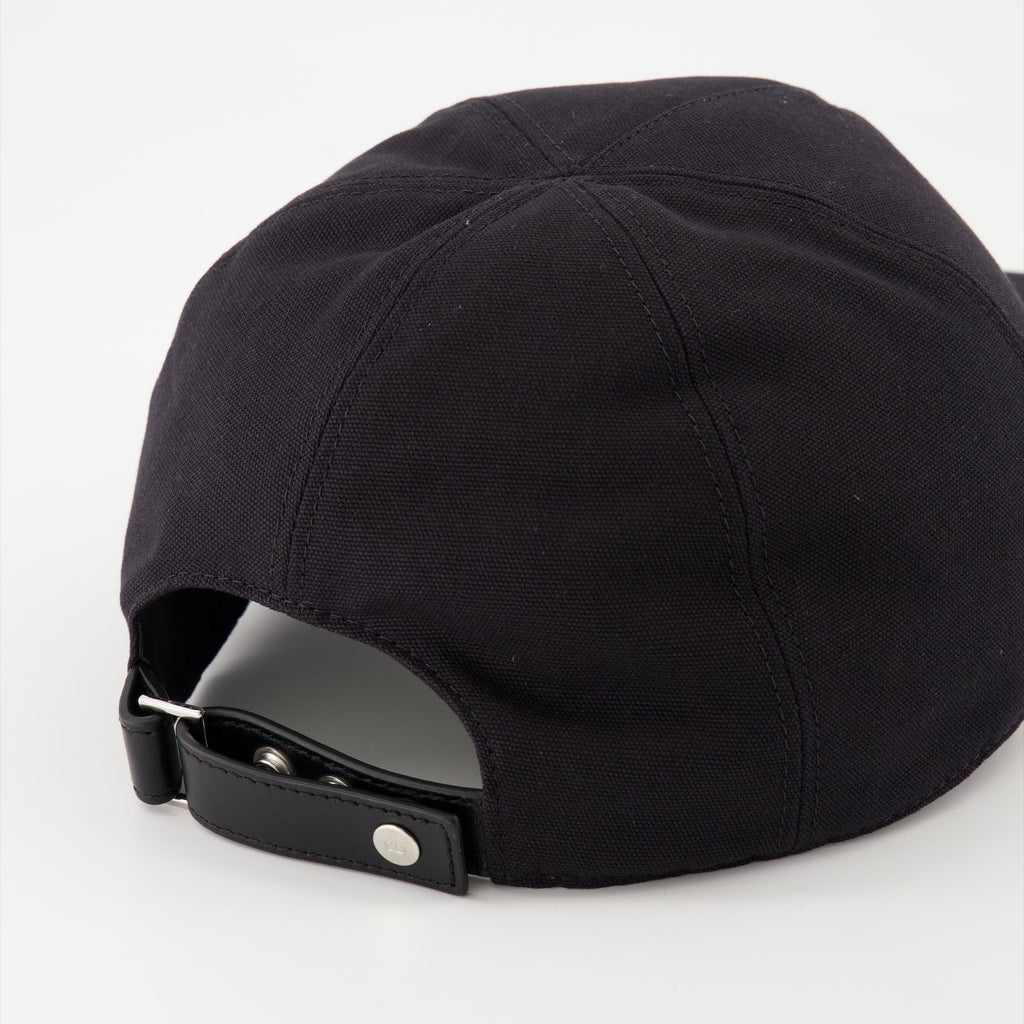 Christian Dior cap, luxury accessory, black cotton cap, Dior Manuscript Cap, Autumn-Winter 2024 fashion