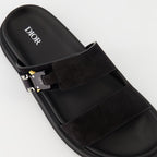 Image of Aqua Sandals by Dior for Men - Season Autumn-Winter 2025 - Top Detail View