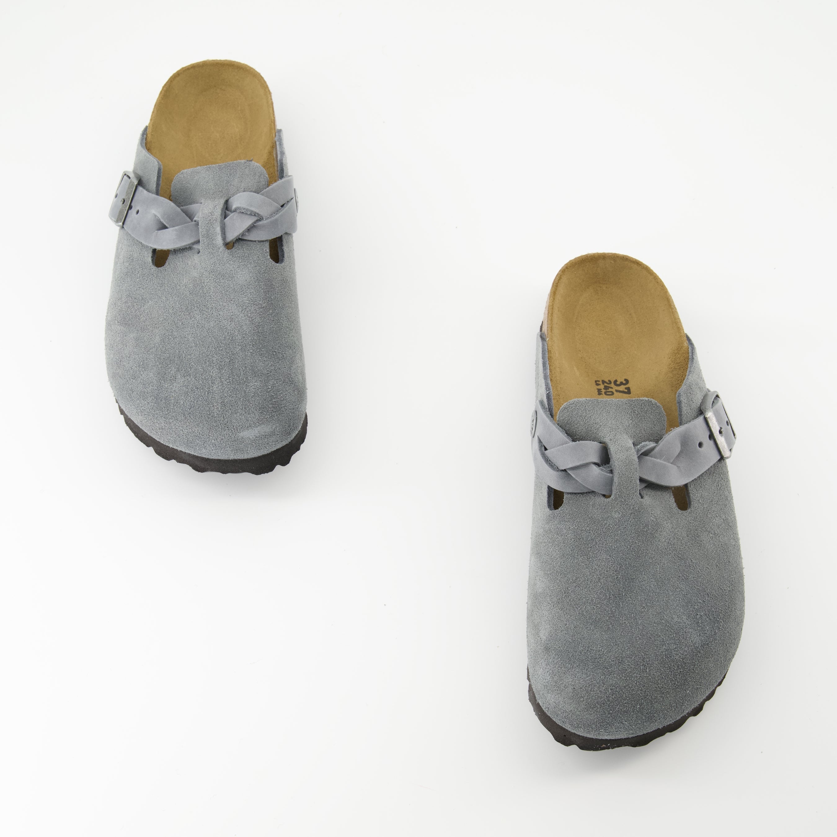 Image of Boston Braided Mules by Birkenstock for Women - Season Spring-Summer 2025 - Top View Pair